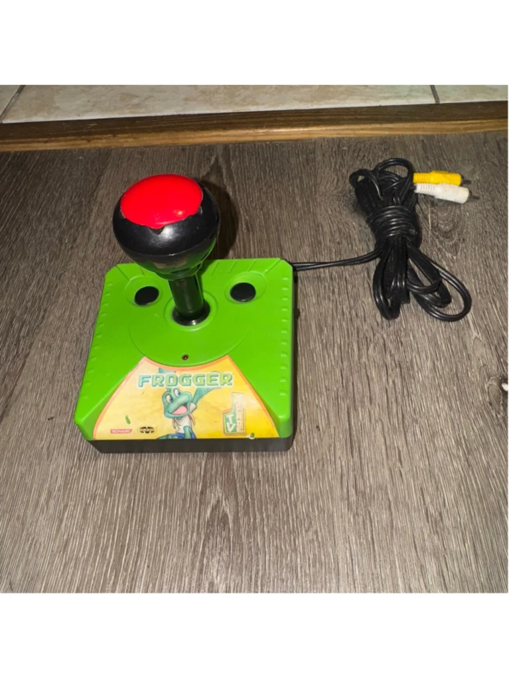 Konami Frogger Plug & Play TV Arcade Video Game Controller Green Black One Size